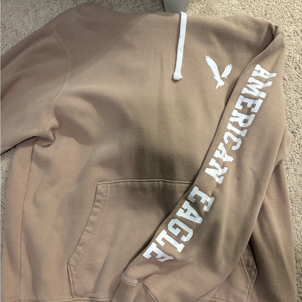 American Eagle Outfitters Tan Hoodie